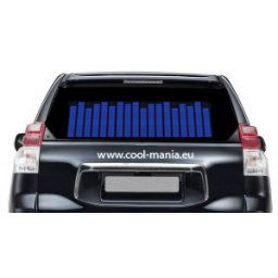 Auto Led Ekvalizér - Modrý 42 x 11 cm