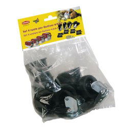 STEFANPLAST Set 4 kolies na Gulliver 4,5,6,7 dve pevné a dve otočné kolesá s brzdou
