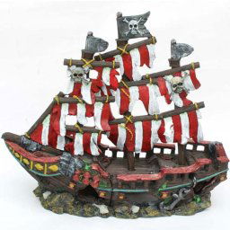 PENN PLAX DECO-REPLICA Pirátska loď 21x10x18cm