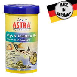 ASTRA CHIPS & TABLETTEN MIX 250 ml pochúťka a krmivo v tabletách
