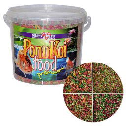 COBBYS PET POND MIX QUATTRO GROW 5,5l granule S + M + L + sticks mix