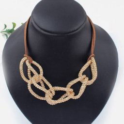 Glamour náhrdelník Chain - zlatý