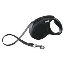 flexi Classic popruh S 5m/15kg čierne NEW
