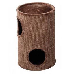 EBI TREND CAT-DOME EVERLAST-TOWER 37x37x 56cm brown 2-LEVEL