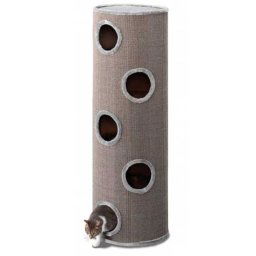 EBI TREND CAT-DOME EXTREME 150 50x50x150cm/light-grey plush