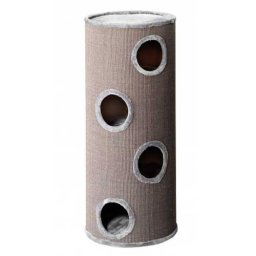 EBI TREND CAT-DOME EXTREME 120 50x50x120cm/light-grey plush