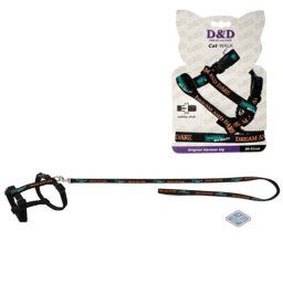 EBI D&D Cat-Walk 30,51cm/100cm L Original Harness black postroj s vodidlom