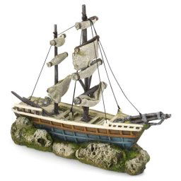 EBI Boat with Sails 38 x 12,5 x 31,5cm
