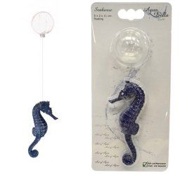 EBI AQUA DELLA SEAHORSE BLUE 5x2x11cm +silón 15cm