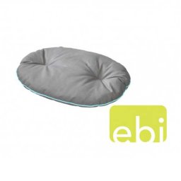 EBI D&D Ovelly perla bed 50x32x5cm, Dark-grey with Mint-piping