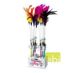 EBI CAT FISHING ROD ROSIE 60cm BLUE, RED PURPLE, YELLOW