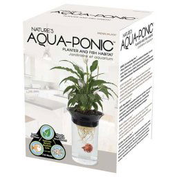 PENN PLAX AQUA-PONIC 2l akvárium s kvetináčom pre biologickú rovnováhu
