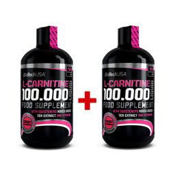 Akciový balíček BioTech USA - L-Carnitine 100.000 Liquid 2x 500ml