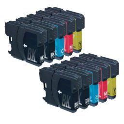 (10pack) BROTHER LC1100 VALBP multipack - kompatibilné náplne do tlačiarne Brother