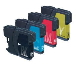 (4pack) BROTHER LC1100VALBP multipack - kompatibilné náplne do tlačiarne Brother