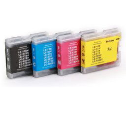 (4pack) BROTHER LC1000VALBP multipack - kompatibilné náplne do tlačiarne Brother