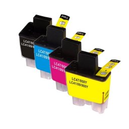 (4pack) BROTHER LC900VALBP multipack - kompatibilné náplne do tlačiarne Brother