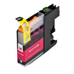 BROTHER LC123 XL M magenta - kompatibilná náplň do tlačiarne Brother