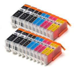 (20pack) CANON PGI-550 CLI-551 XL multipack do tlačiarne Canon - kompatibilný