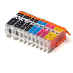 (10pack) CANON PGI-550 CLI-551 XL multipack do tlačiarne Canon - kompatibilný