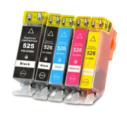 (5pack) CANON PGI-525 CLI-526 multipack do tlačiarne Canon - kompatibilný