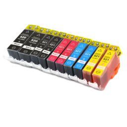 (10pack) CANON PGI-520 CLI-521 multipack do tlačiarne Canon - kompatibilný