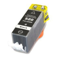 CANON PGI-520 BK black - kompatibilná náplň do tlačiarne Canon