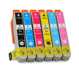 (6pack) EPSON T2438 multipack 24XL - kompatibilné náplne do tlačiarne Epson