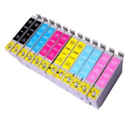 (12pack) EPSON T0807 multipack - kompatibilné náplne do tlačiarne Epson