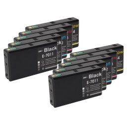(10pack) EPSON T7011-14 multipack XXL - kompatibilné náplne do tlačiarne Epson