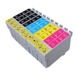 (10pack) EPSON T0715 multipack - kompatibilné náplne do tlačiarne Epson