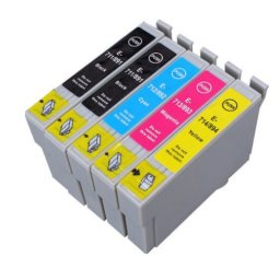 (5pack) EPSON T0715 multipack - kompatibilné náplne do tlačiarne Epson