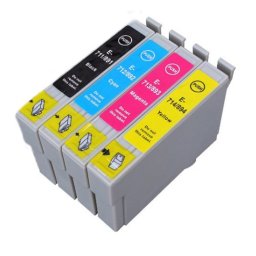 (4pack) EPSON T0715 multipack - kompatibilné náplne do tlačiarne Epson