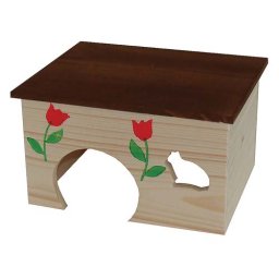 TP House for mouse wooden 16x11,5x8,5cm domček drevený
