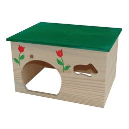 TP House for Guinea pig wooden 27x20x15cm domček drevený