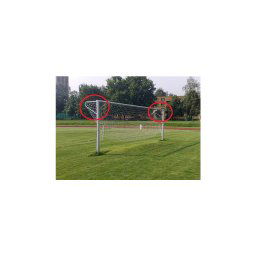Horný výves pre futbalovú bránku 80 cm (Horný výves pre futbalovú bránku s rozmermi 7,32 x 2,44 m, výves určený primárne pre bránky vyrábané firmou Dor-Sport sro. Pre iné bránky je potrebné overiť kompatibilitu.)