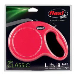 flexi Classic popruh L 8m/50kg červené NEW