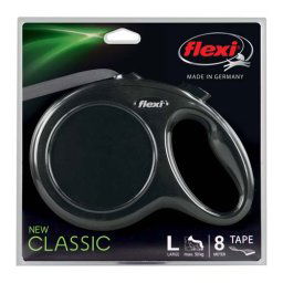 flexi Classic popruh L 8m/50kg čierne NEW