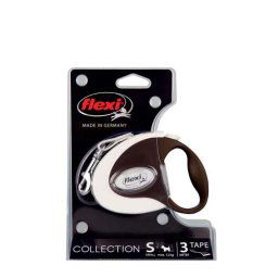 flexi Collection popruh S 3m/12kg biele-hnedé