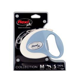 flexi Collection popruh M 5m/25kg biele-modré