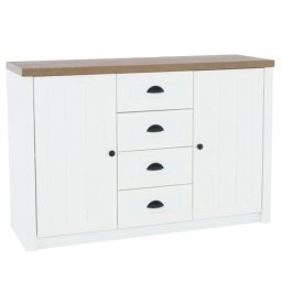 Kondela Komoda, 130cm, sosna Andersen, dub lefkas, PROVANCE 2D4Z