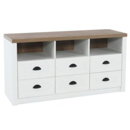 Kondela Komoda, 130cm, sosna Andersen, dub lefkas, PROVANCE K6S