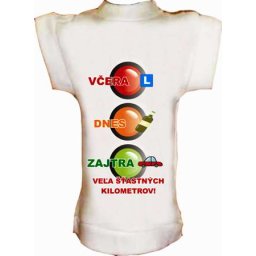 Tričko na fľašu Semafor - k vodičáku