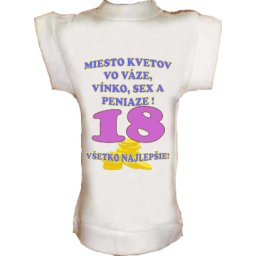Tričko na fľašu Miesto kvetov 18
