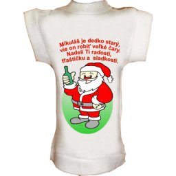 Tričko na fľašu Mikuláš2