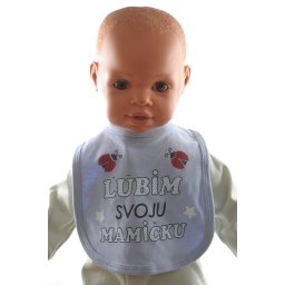 Detský podbradník Ľúbim mamičku m.