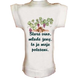 Tričko na fľašu Staré víno