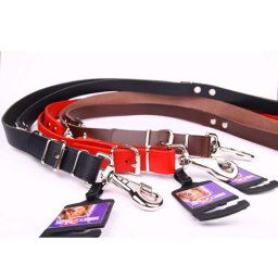 COBBYS PET Vodítko poľovnícke kožené 18mm/220cm