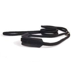 COBBYS PET Vodítko predvádzacie nylon,krk kožený, guľaté 10mm/120cm