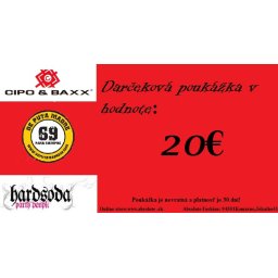 Darčeková poukážka 20€